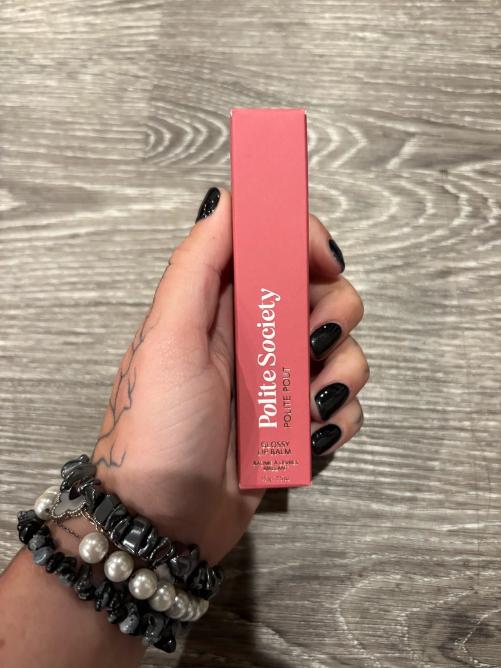 Polite Society Polite Pout Glossy Lip Balm - Coral Pink